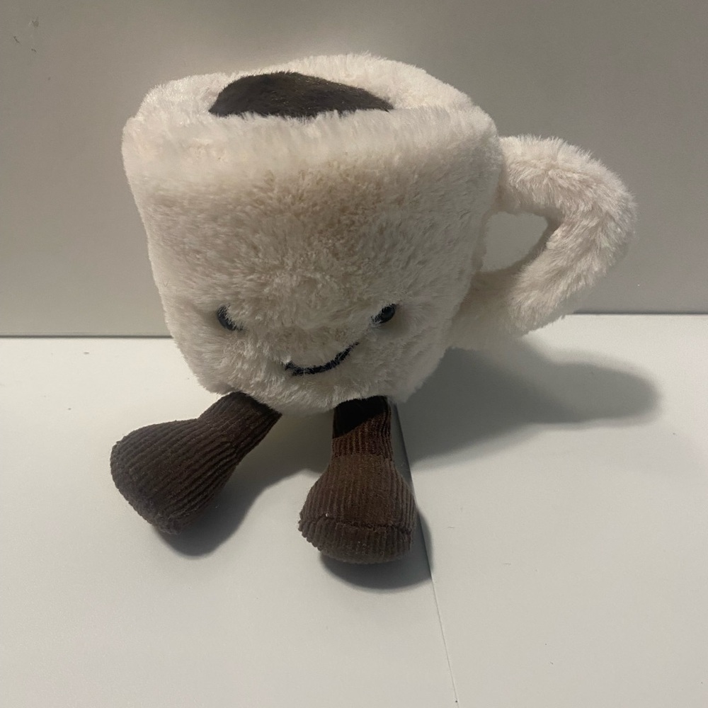 Jellycat espresso mug type stuffed toy